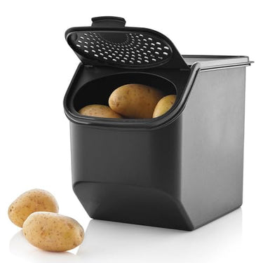 Tupperware PotatoSmart 8,3L - Innovativer Kartoffelbehälter mit optimaler Luftzirkulation - bis zu 5kg Kartoffeln lagern - Stapelbares Design - BPA-frei - spülmaschinenfest im Sale